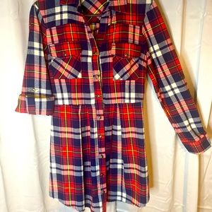 Small Sugarmint flannel dress.